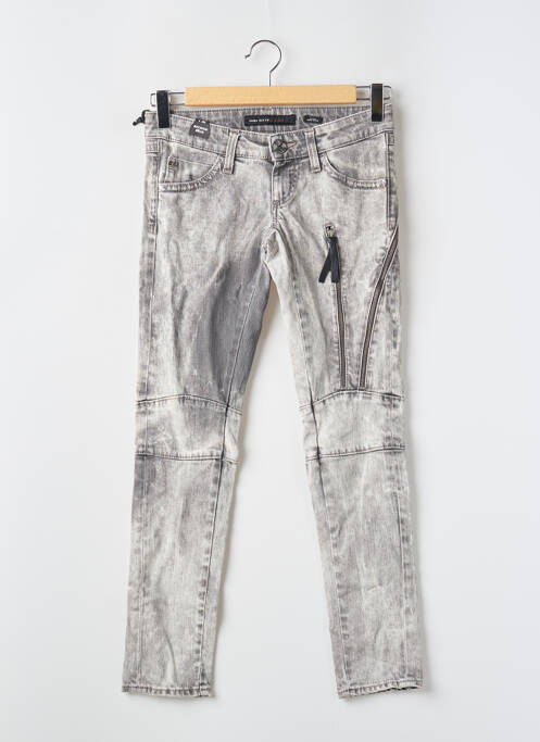 Jeans coupe slim gris MISS SIXTY pour femme