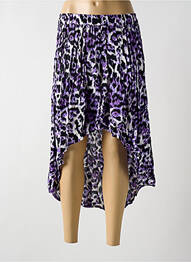 Jupe courte taille élastique violet MOTEL ROCKS femme