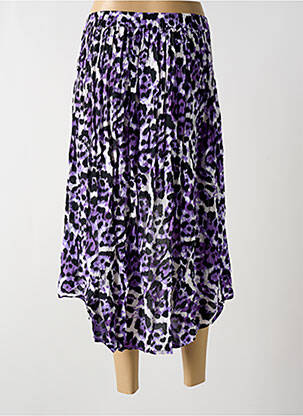Jupe courte taille élastique violet MOTEL ROCKS femme