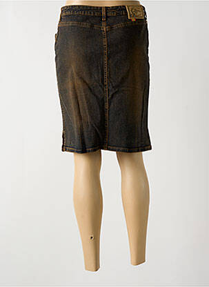 Jupe mi-longue stretch noir CIMARRON femme