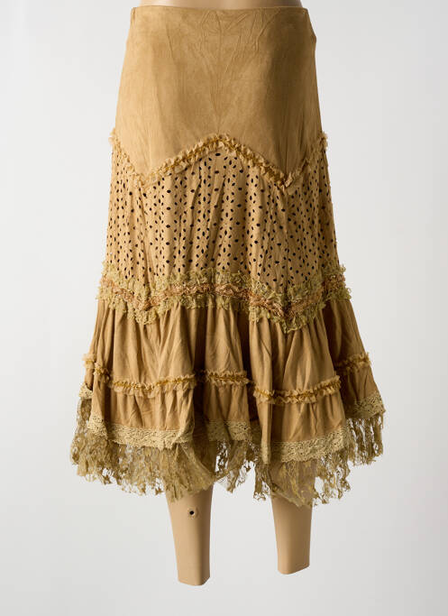 Jupe longue beige LOV'LY pour femme