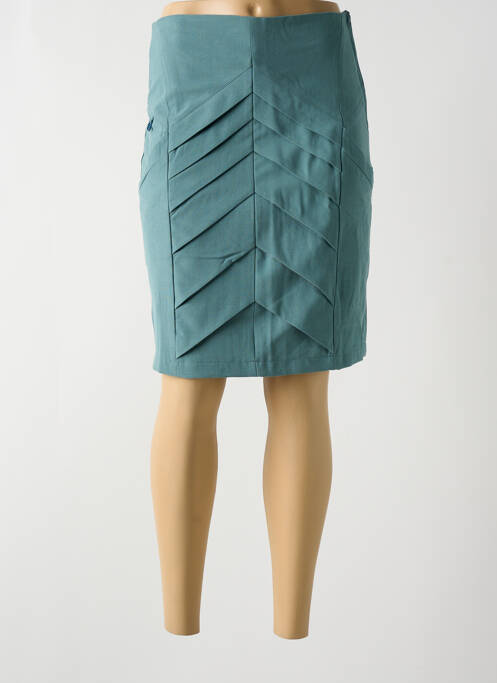 Jupe mi-longue vert SKUNKFUNK pour femme