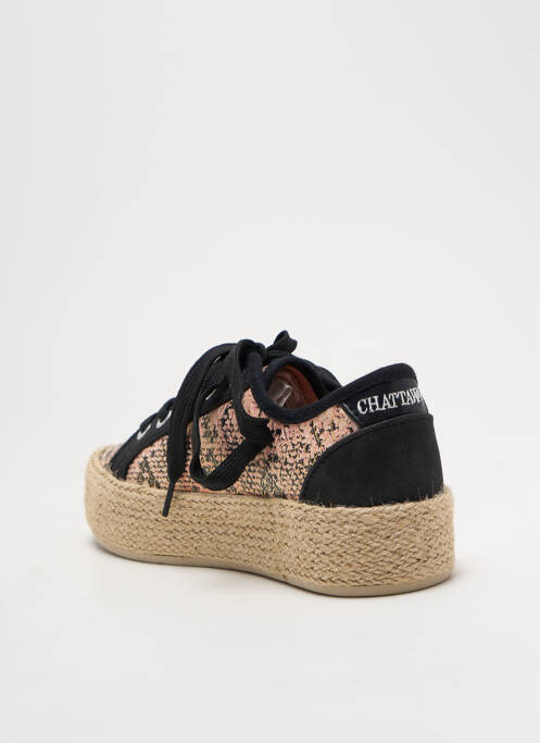 Espadrilles rose CHATTAWAK pour femme