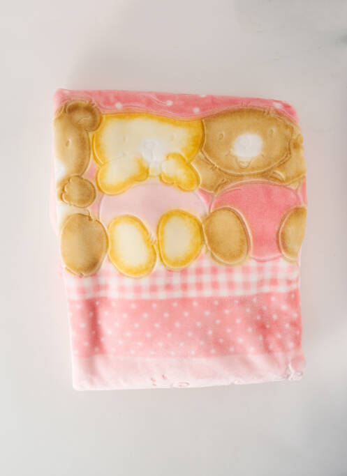 Plaid rose BELPLA pour enfant