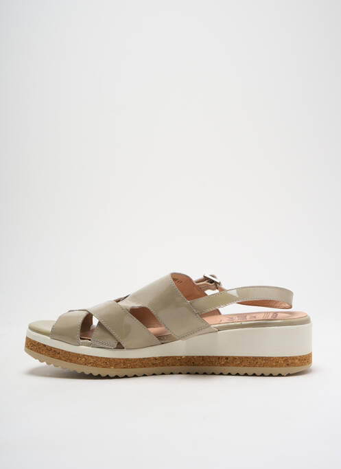 Sandales/Nu pieds beige WONDERS pour femme