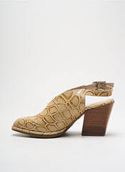Sandales/Nu pieds beige WONDERS pour femme seconde vue