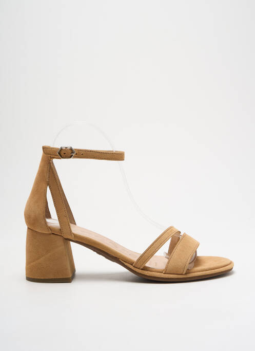 Sandales/nu pieds fermeture bride(s) talon de 4 à 6cm beige WONDERS femme