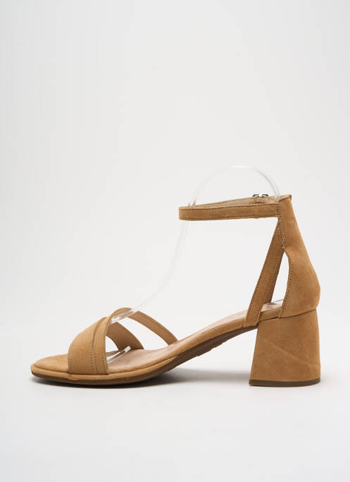 Sandales/nu pieds fermeture bride(s) talon de 4 à 6cm beige WONDERS femme