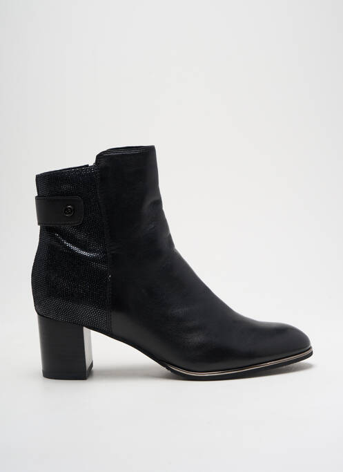 Bottines/Boots noir FUGITIVE BY FRANCESCO ROSSI pour femme