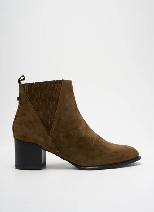 Bottines/Boots vert FUGITIVE BY FRANCESCO ROSSI pour femme