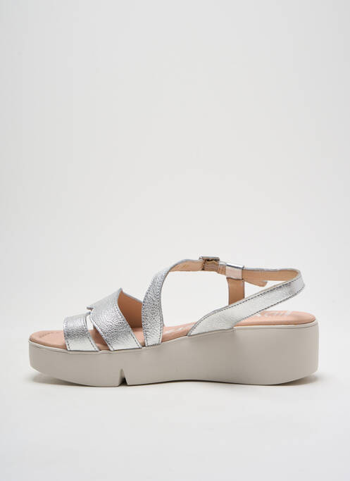 Tongs argent WONDERS femme