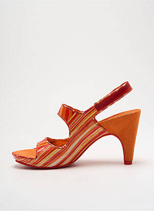 Sandales/nu pieds talon aiguille talon de 4 à 6cm orange TSUBO femme