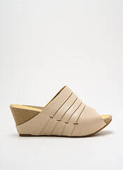 Mules/Sabots beige TSUBO pour femme seconde vue