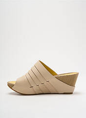 Mules/Sabots beige TSUBO pour femme seconde vue
