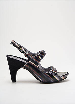 Sandales/nu pieds talon aiguille talon de 4 à 6cm noir TSUBO femme