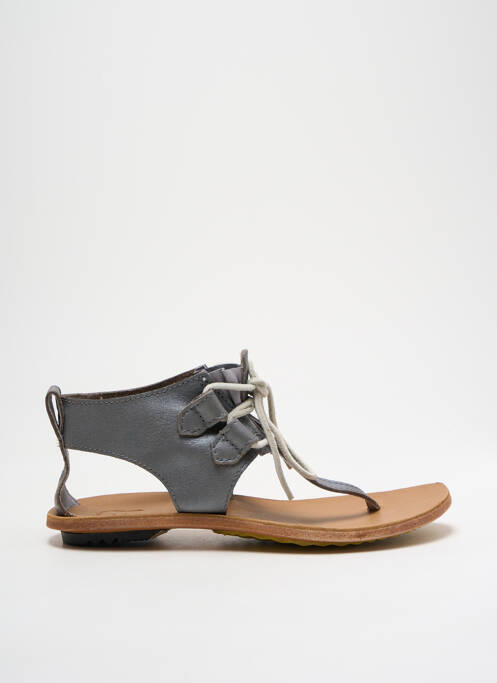 Tongs gris SOREL pour femme