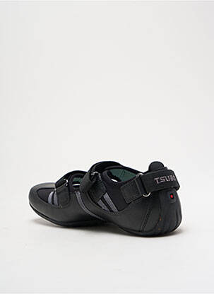 Sandales/nu pieds matière lisse talon plat jusqu'à 3cm noir TSUBO femme