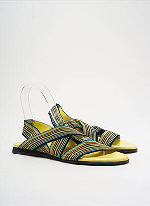 Sandales/nu pieds bout ouvert talon plat jusqu'à 3cm jaune UNITED NUDE femme