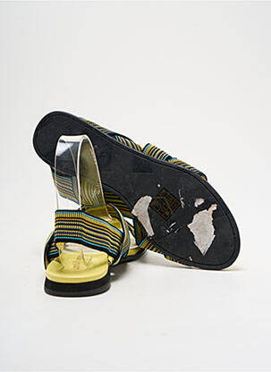 Sandales/nu pieds bout ouvert talon plat jusqu'à 3cm jaune UNITED NUDE femme