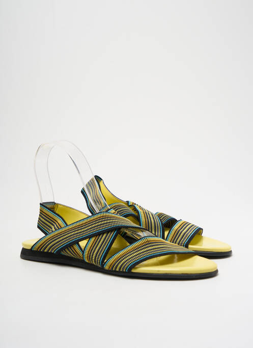 Sandales/Nu pieds jaune UNITED NUDE pour femme