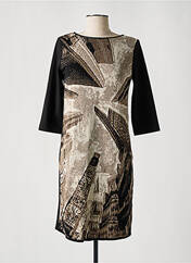 Robe courte noir LA FEE MARABOUTEE pour femme seconde vue