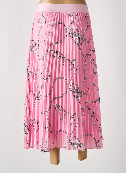 Jupe longue rose ESQUALO pour femme