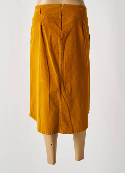 Jupe mi-longue jaune LE PETIT BAIGNEUR pour femme