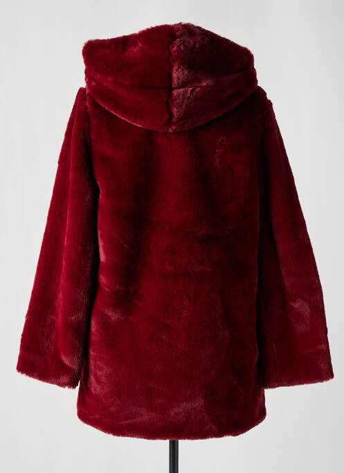 Manteau court rouge LA FEE MARABOUTEE pour femme