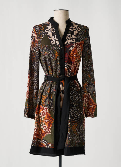 Robe courte noir LA FEE MARABOUTEE pour femme