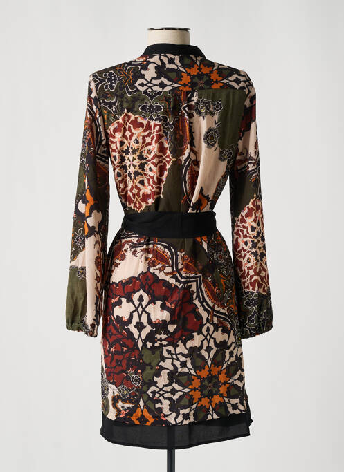 Robe courte noir LA FEE MARABOUTEE pour femme