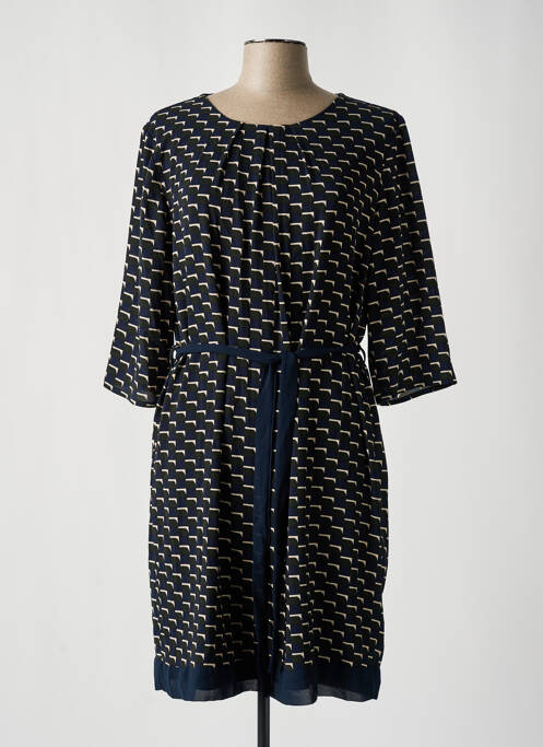 Robe mi-longue bleu LA FEE MARABOUTEE pour femme