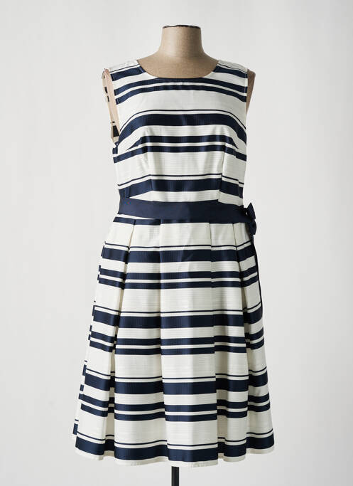 Robe mi-longue bleu LA FEE MARABOUTEE pour femme
