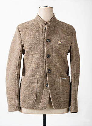 Veste casual fermeture boutonnée sur le devant beige STEINBOCK homme