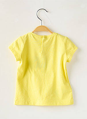 T-shirt stretch manches courtes jaune MAYORAL fille