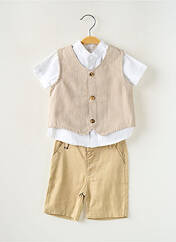 Ensemble short beige BABY BOL pour garçon seconde vue