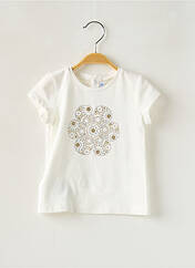 T-shirt blanc MAYORAL pour fille seconde vue