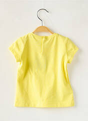 T-shirt jaune MAYORAL pour fille seconde vue
