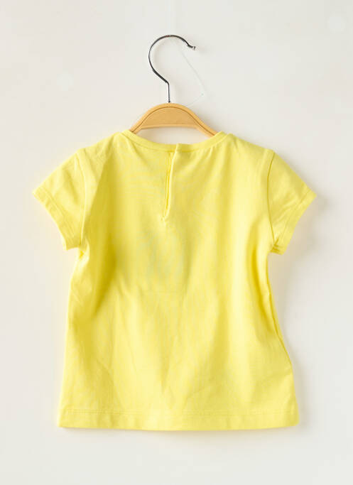 T-shirt stretch manches courtes jaune MAYORAL fille
