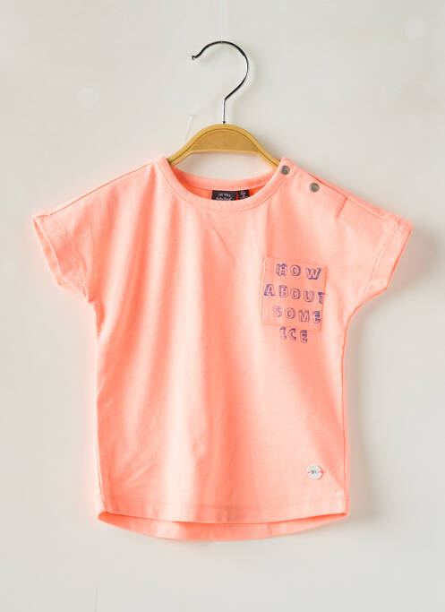 T-shirt orange BABYFACE pour garçon