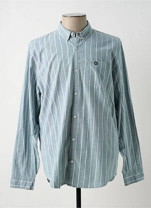 Chemise manches longues vert HOLLISTER pour homme