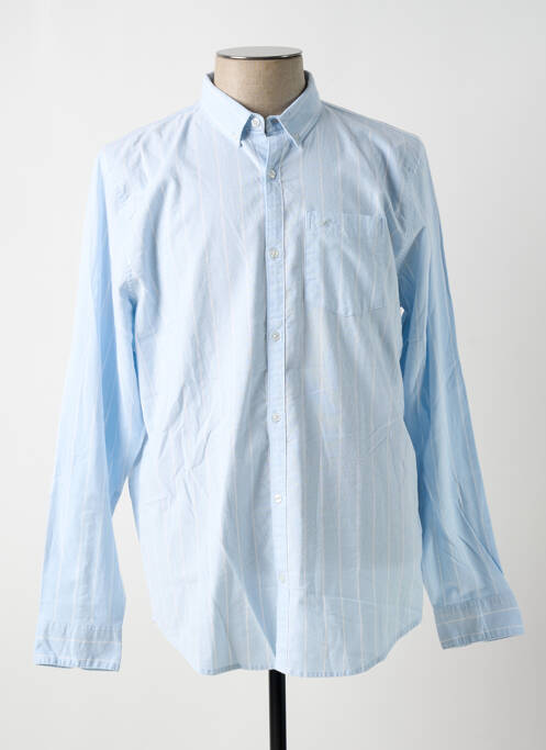 Chemise manches longues bleu HOLLISTER pour homme