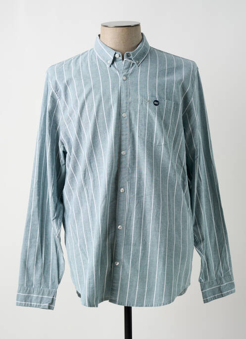 Chemise manches longues vert HOLLISTER pour homme