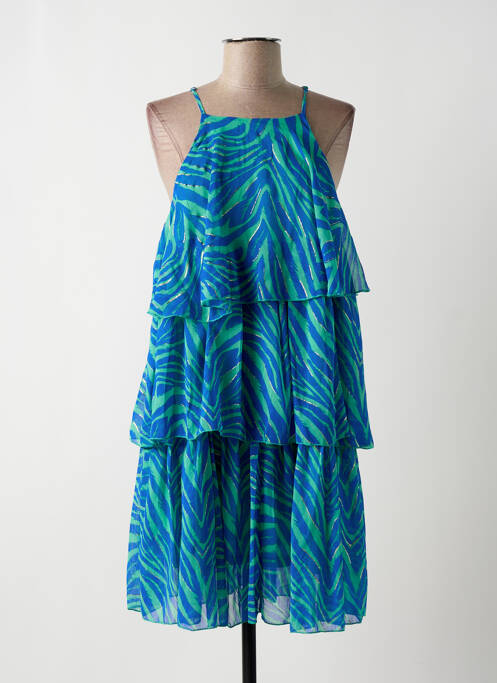 Robe mi-longue bleu LILI SIDONIO pour femme