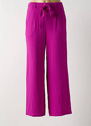 Pantalon large coupe fluide violet MOLLY BRACKEN femme