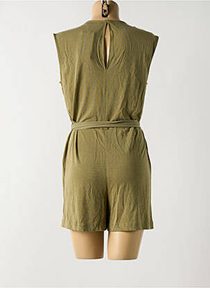 Combishort sans manche sans manche vert MANGO femme