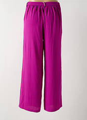 Pantalon large violet MOLLY BRACKEN pour femme seconde vue