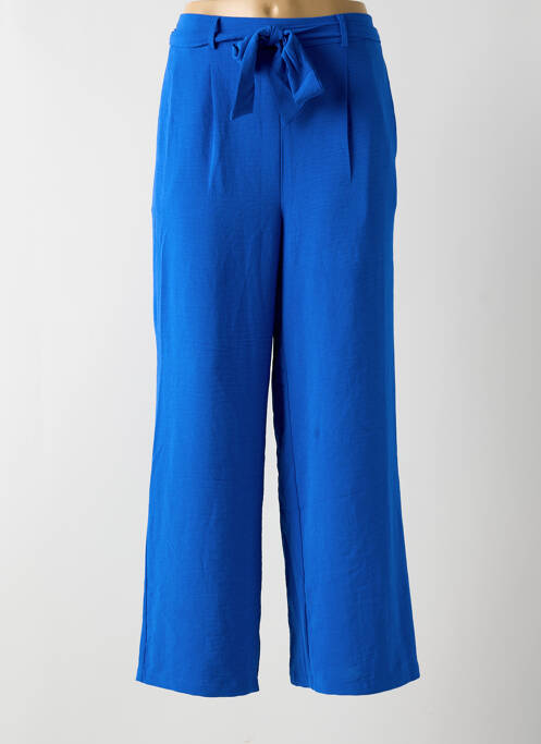 Pantalon large coupe fluide bleu MOLLY BRACKEN femme