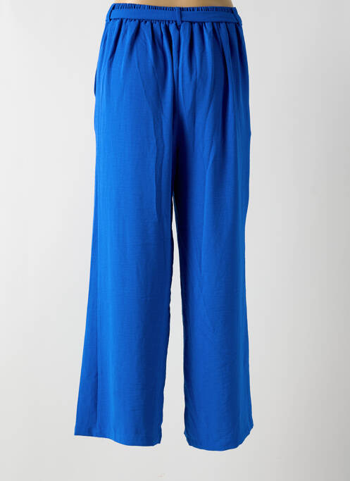 Pantalon large coupe fluide bleu MOLLY BRACKEN femme