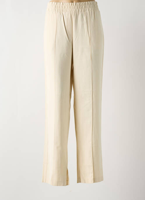 Pantalon droit beige YAYA pour femme