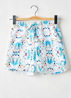 Short de bain tissage popeline bleu DOS TORTUGAS garcon